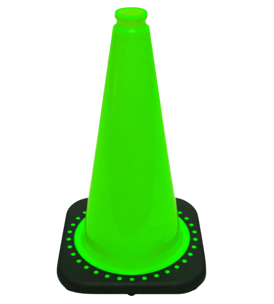18" Traffic Cones - Reflective and Plain
