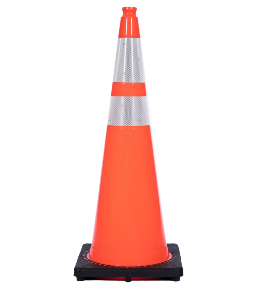 36" Traffic Cones - Reflective and Plain