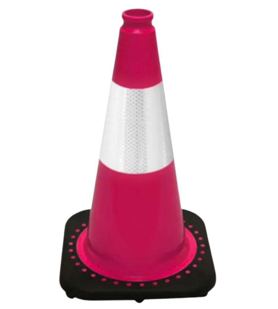 18" Traffic Cones - Reflective and Plain