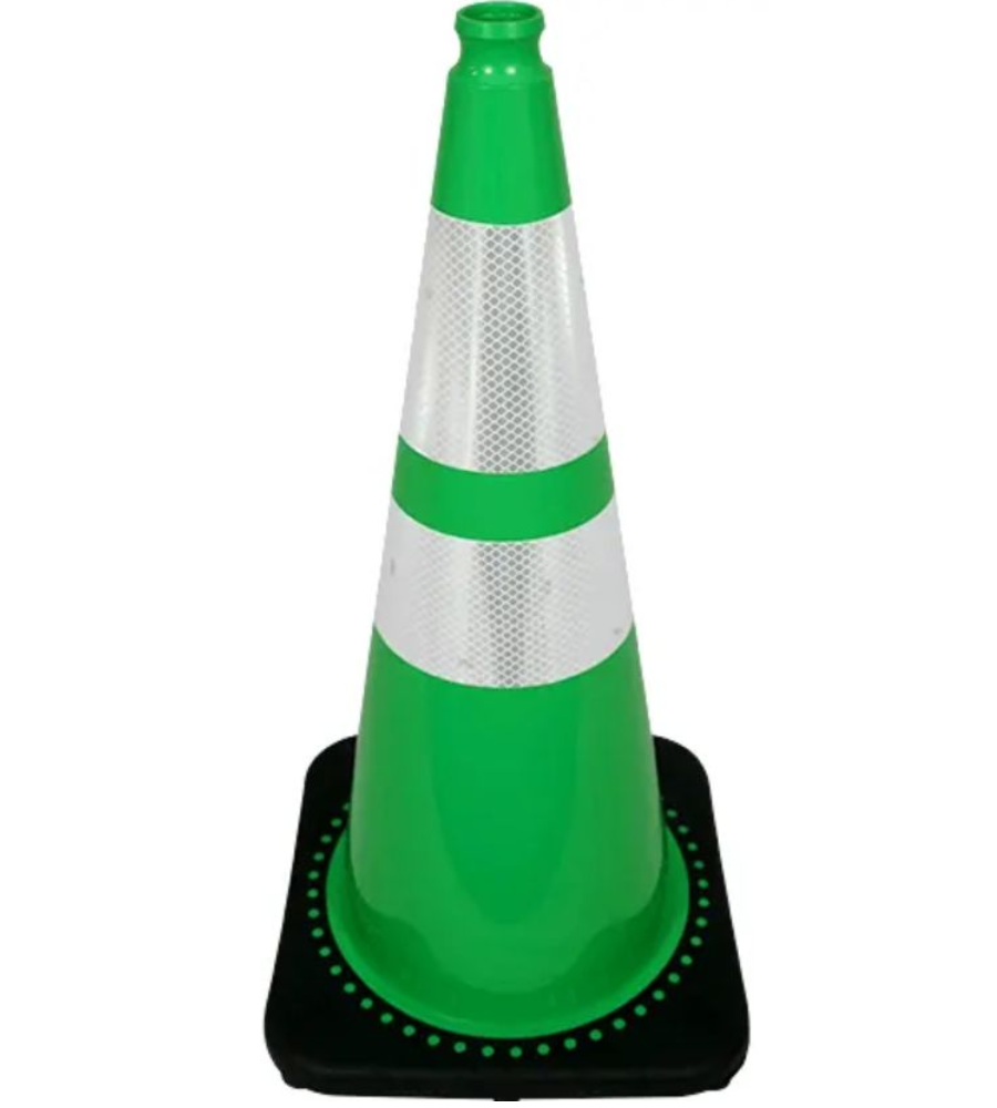 28" Traffic Cones - Reflective and Plain