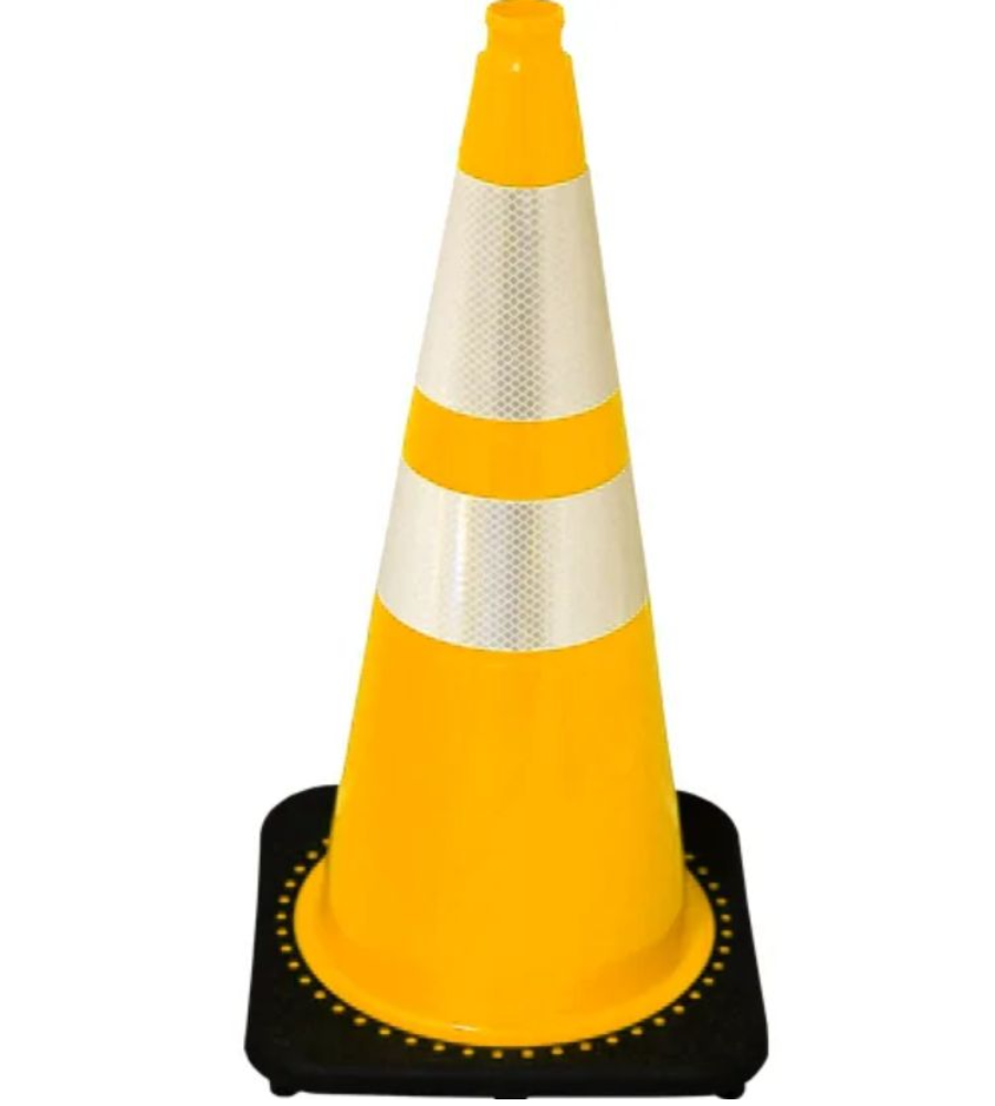 28" Traffic Cones - Reflective and Plain