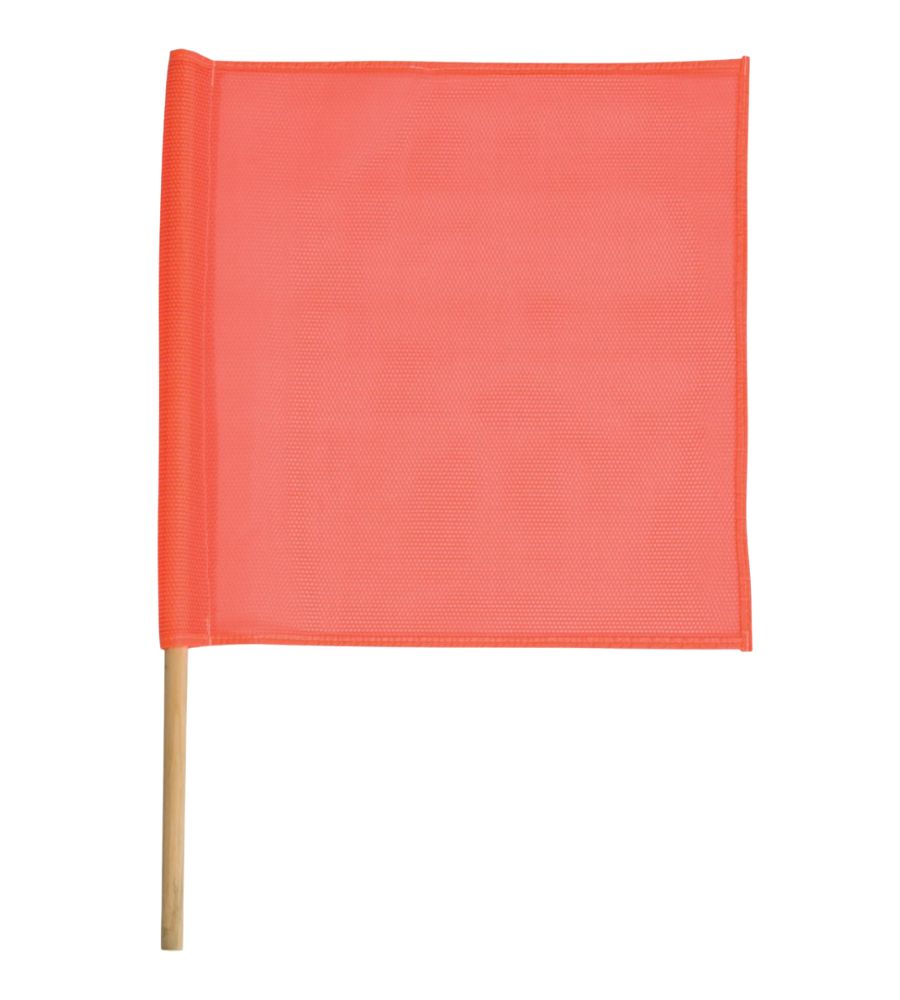 Warning Flag with Staff - Mesh & Nylon