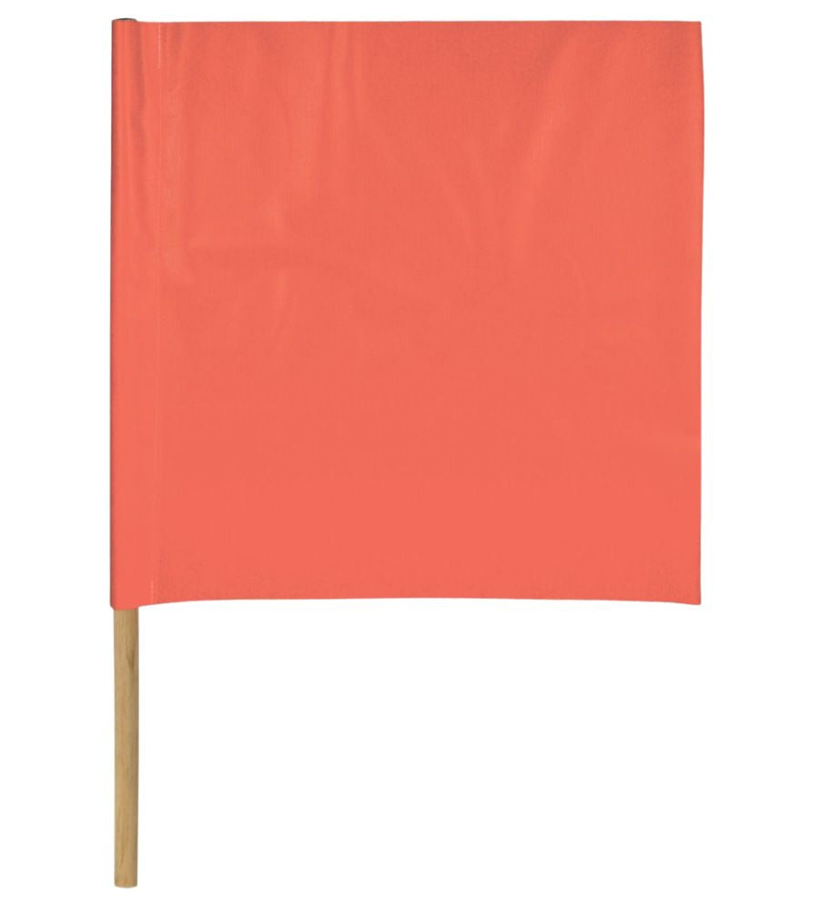 Warning Flag with Staff - Mesh & Nylon