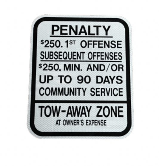 $250 Penalty Parking
