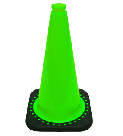18" Traffic Cones - Reflective and Plain