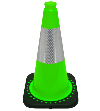 18" Traffic Cones - Reflective and Plain