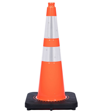 28" Traffic Cones - Reflective and Plain