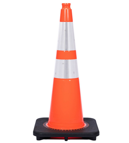 28" Traffic Cones - Reflective and Plain