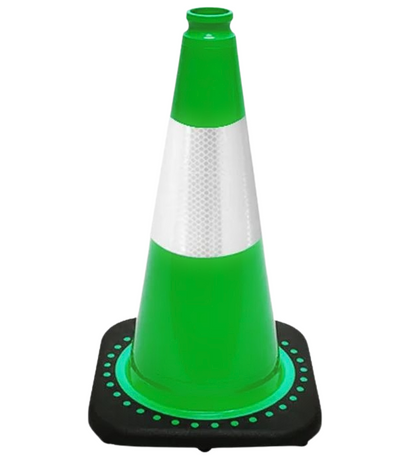 18" Traffic Cones - Reflective and Plain
