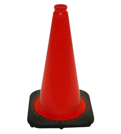 18" Traffic Cones - Reflective and Plain