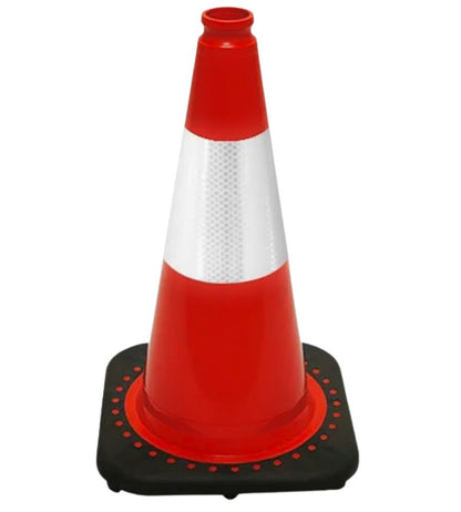18" Traffic Cones - Reflective and Plain
