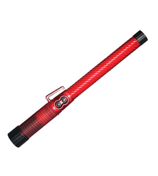 RED LED Baton - 3 Way Light With Audible Siren
