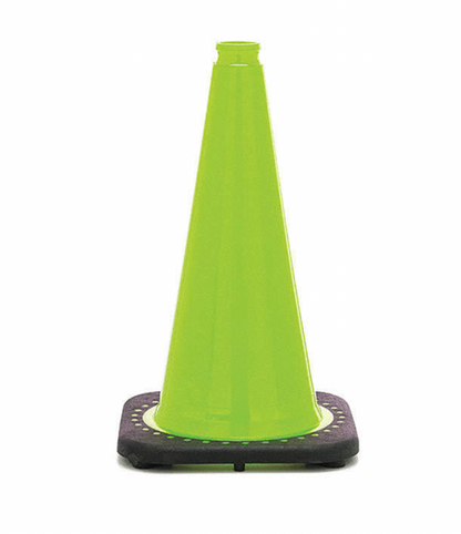 18 inch Traffic Cone - Lime