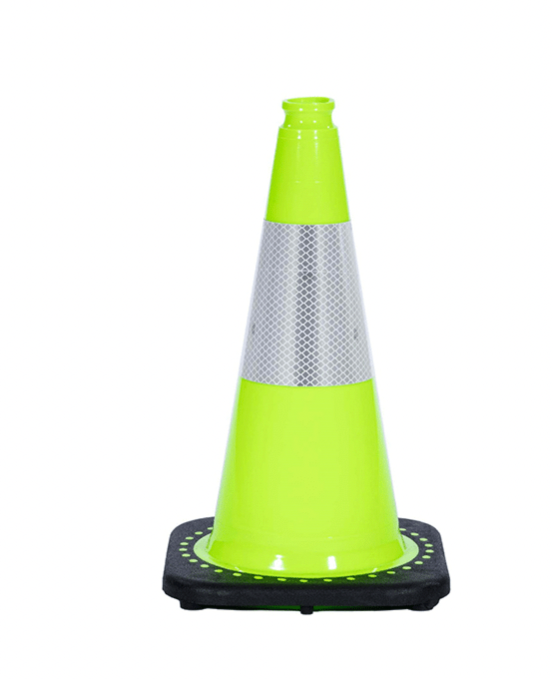 18 inch Traffic Cone - Lime