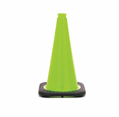 18 inch Traffic Cone - Lime