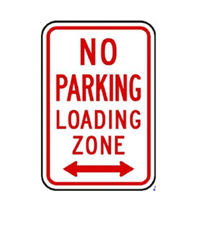 No Parking Loading Zone