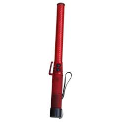 RED LED Baton, 3 Way Light With Audible Siren, Uses 3 AA Batteries (Not Included)